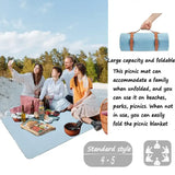 Extra Large Waterproof Picnic & Outdoor Blanket – Portable 3-Layer Camping & Beach Mat