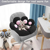 Cute Cat Paw Cushion – Plush Soft Gaming & Office Chair Cushion, Comfy Cat Paw-Shaped Floor Mat & Pillow for Home or Office