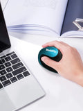 Ergonomic Wireless Vertical Mouse – Right-Handed Small Mouse with 6 Buttons for Laptop, Desktop & MacBook (Blue)