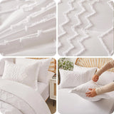 7-Piece Bohemian Tufted Comforter Set – Soft All-Season Bedding Ensemble