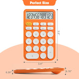 Standard 12-Digit Desktop Calculator – Large LCD, Big Buttons, Dual Power