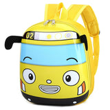 3D Cartoon Bus Daycare Backpack – Cute Kindergarten School Bag for Boys & Girls | Lightweight Toddler Travel Backpack
