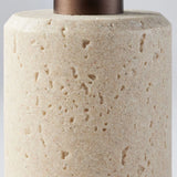 Faux Stone Soap Pump – Compact Modern Lotion & Soap Dispenser for Bathroom or Kitchen