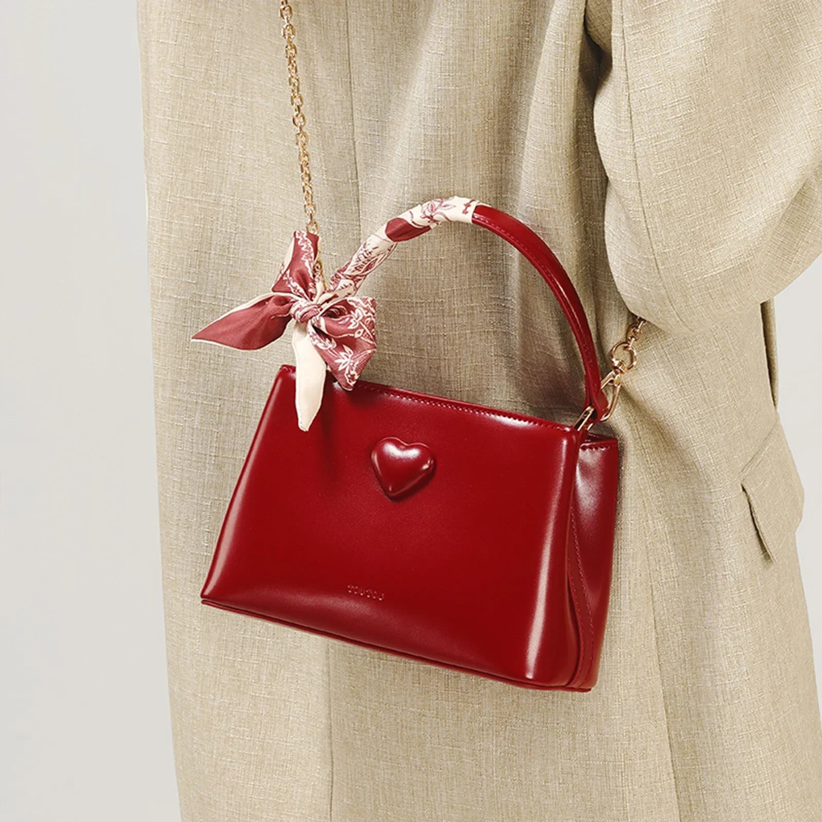 Women’s Cowhide Leather Shoulder & Crossbody Bag – Adjustable Strap Wedding & Daily Tote