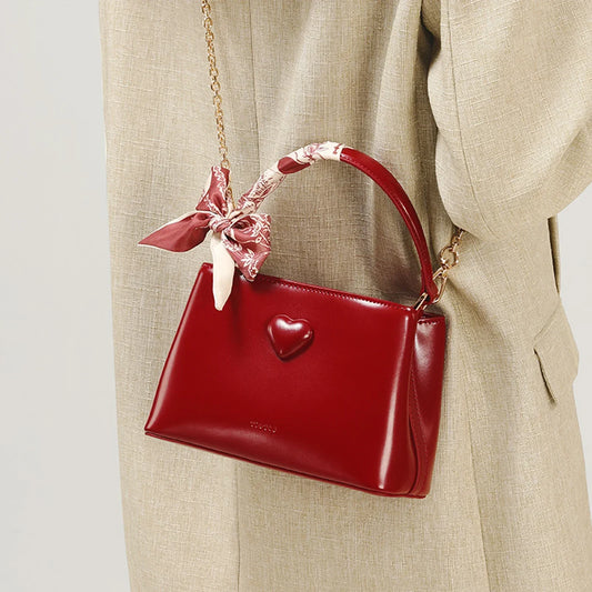 Women’s Cowhide Leather Shoulder & Crossbody Bag – Adjustable Strap Wedding & Daily Tote