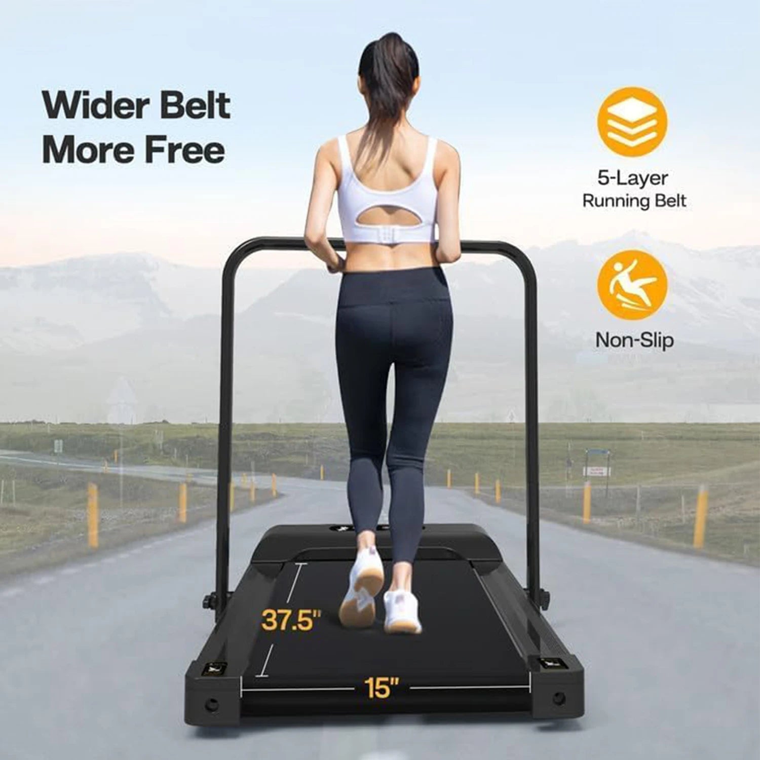 Dog Treadmill 220lbs Capacity – Folding Pet Running Machine with 2.5HP Motor for Small & Medium Dogs Training and Exercise