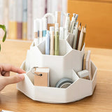 360° Rotating 9-Slot Desktop Stationery Organizer – Pen & Pencil Stand