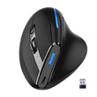 Zelotes F‑36A Ergonomic Vertical Mouse – Wireless Rechargeable with 2400 DPI Adjustable Precision