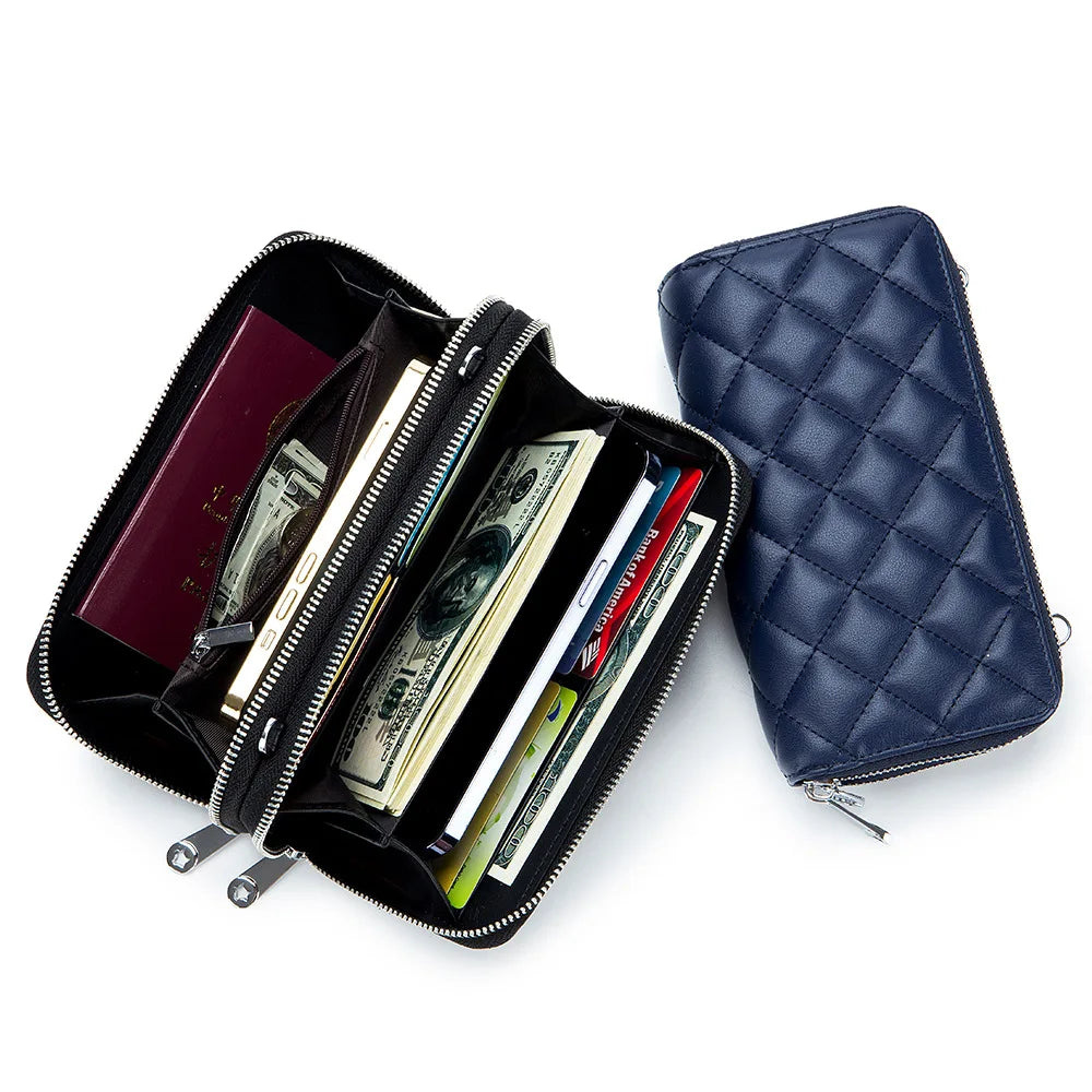 Women’s Fashion Crossbody Shoulder Bag – Cellphone Purse with Card Holder, Wallet Organizer & Zipper Closure Handbag