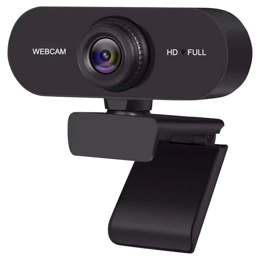 USB HD Webcam – 1080p/2K Autofocus Web Camera with Microphone, Plug & Play for PC, Laptop & Desktop