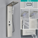 LED Waterfall Shower Panel Tower Set – Body Massage Jets & Rainfall Shower System