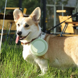 2-Pack Collapsible Pet Silicone Bowls – Portable Folding Food & Water Dishes with Carabiner for Dogs & Cats, Camping & Travel