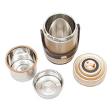 3-Tier Insulated Food Thermos Lunch Box – Sealed Stackable Thermal Container for School & Daily Use