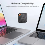 Kootion X6MAX Portable External SSD – Mini PSSD 512GB/1TB/2TB, USB 3.2 Gen 2 High-Speed Drive for Laptop, Desktop, PS4 & PS5