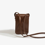 Minimalist Women’s Crossbody Bag – Retro PU Leather Shoulder Bag with Adjustable Strap