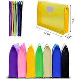 Waterproof Transparent Expandable Folder – Colorful File Organizer for Office, School & Home 📂
