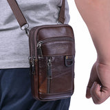 Men’s Stylish Waterproof Leather Crossbody Bag – Lightweight Simple Shoulder Sling Bag for Travel, Outdoor & Daily Fashion
