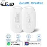 4-Pack Smart Tag Global Locator – Mini GPS Trackers Compatible with iOS Find My App for Keys, Wallets, Cars, Pets & Luggage