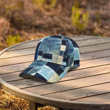 Vintage Denim Sun Visor Cap – Adjustable Unisex Baseball Hat for Outdoor Sports & Daily Casual Wear