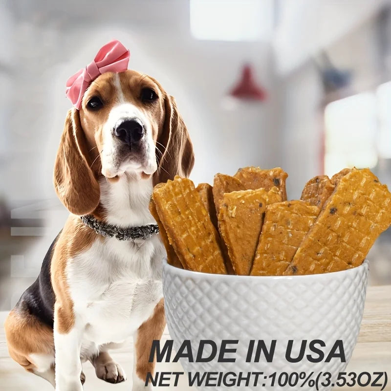 Pet Food Dog Snacks Variety Pack – Beef Jerky, Duck Jerky, Chicken Sweet Potato Sticks, Turkey Meatballs & Dried Salmon Treats