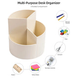 360° Rotatable Desk Pen Holder – Multi-Function Desktop Storage Organizer 🌀✏️