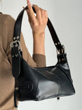 Women’s Retro Y2K Underarm Bag – 2025 Cool Girl Shoulder Handbag for Street Photography & Casual Fashion