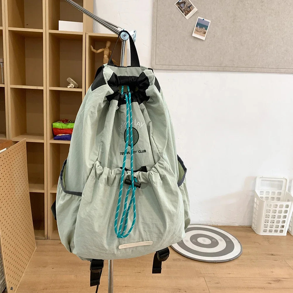 Lightweight Drawstring Sports Backpack – Large Capacity Gym & Fitness Bag for Cycling and Climbing