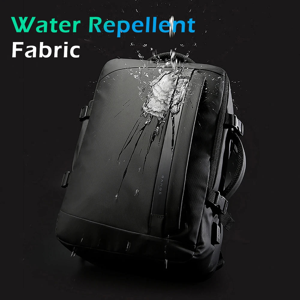 Multifunctional Waterproof 15.6" Laptop Backpack with USB Charging for Business Travel