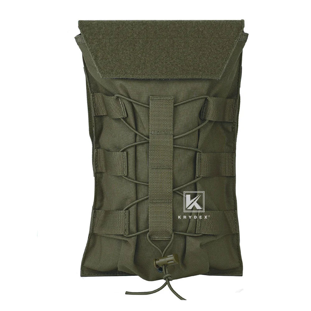 KRYDEX 500D Tactical Hydration Carrier – MOLLE 50oz Water Bladder Pouch | 1.5L Outdoor Hiking Hydration Pack
