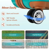 3-Piece Expandable Luggage Set (20”-24”-28”) – Lightweight Rolling Suitcases with 8 Spinner Wheels & TSA Lock