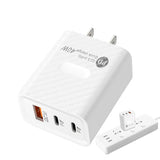 40W 3-Port Wall Charger – USB-C Fast Charging Phone Charger Block & Travel Plug Adapter for Home & Office