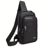 Men’s Casual Oxford Crossbody Sling Bag – Fashion Sports Travel Shoulder Bag with Lightweight Design for Daily Use