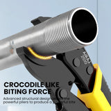 AIRAJ Locking Pliers Set – 5 Piece Quick-Release Curved-Jaw Vise-Grips for Strong Clamping & Metal Bending