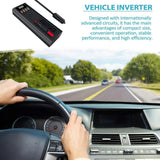 Car Power Inverter – Car Charger Adapter & Plug Converter with AC Outlet for Travel and Road Use