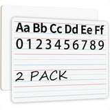 2-Pack Small Whiteboard Set – Double-Sided Ruled Dry Erase Boards for Students 🧠🖊️