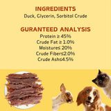 Duck Jerky Dog Treats – Made with Real Pure Duck, Healthy & Digestible Snacks for Small, Medium & Large Dogs (200g / 400g Packs)