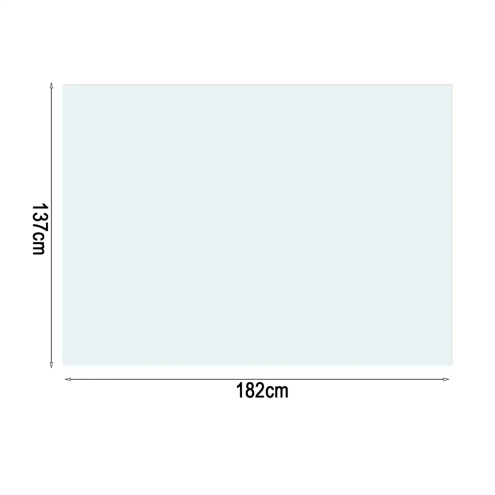 Clear Vinyl Tablecloth Protector – Waterproof Oil-Proof Transparent Plastic Sheet Table Cover (150 × 228 cm)