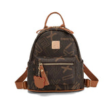 PU Leather Mini Backpack Purse for Women – Adjustable Strap Multi-Pocket Backpack for Travel & Shopping