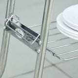 Portable Folding Stainless Steel Charcoal BBQ Grill for Camping, Picnic & Tailgating