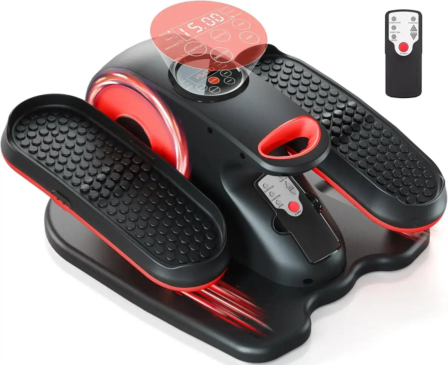 Under-Desk Elliptical Machine – Compact Ellipse Exerciser (12 Speeds) with Remote Control for Seniors & Home Office