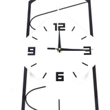 Modern Swing Pendulum Wall Clock – Silent Quartz Metal Wall Clock with Hook | Large Minimal Home Décor Clock