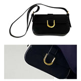 Women’s Patent Leather Flap Satchel – Versatile Vintage Shoulder, Tote & Crossbody Bag 👜✨