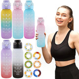 1000ml Fruit Flavor Water Bottle with 7 Aroma Rods – Large Capacity Scented Hydration for Outdoor & Travel