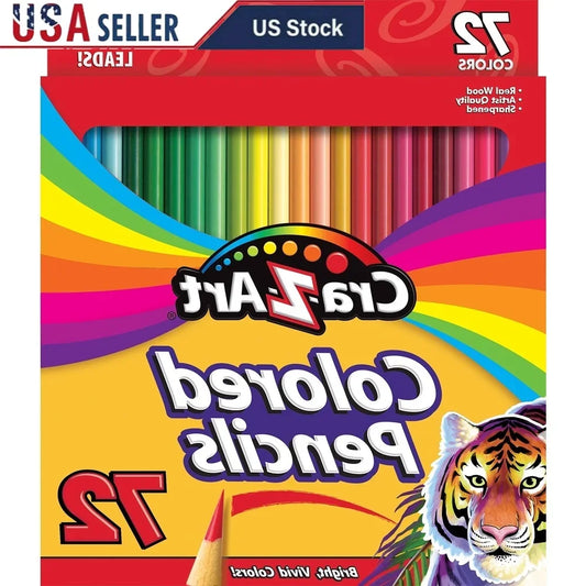 Colored Pencils Set – 72-Count Classic Multicolor Art Pencils for Kids, Students & Adults 🎨