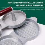 304 Stainless Steel Burger Press & Patty Maker – Perfect for Thin Burgers & DIY Patties