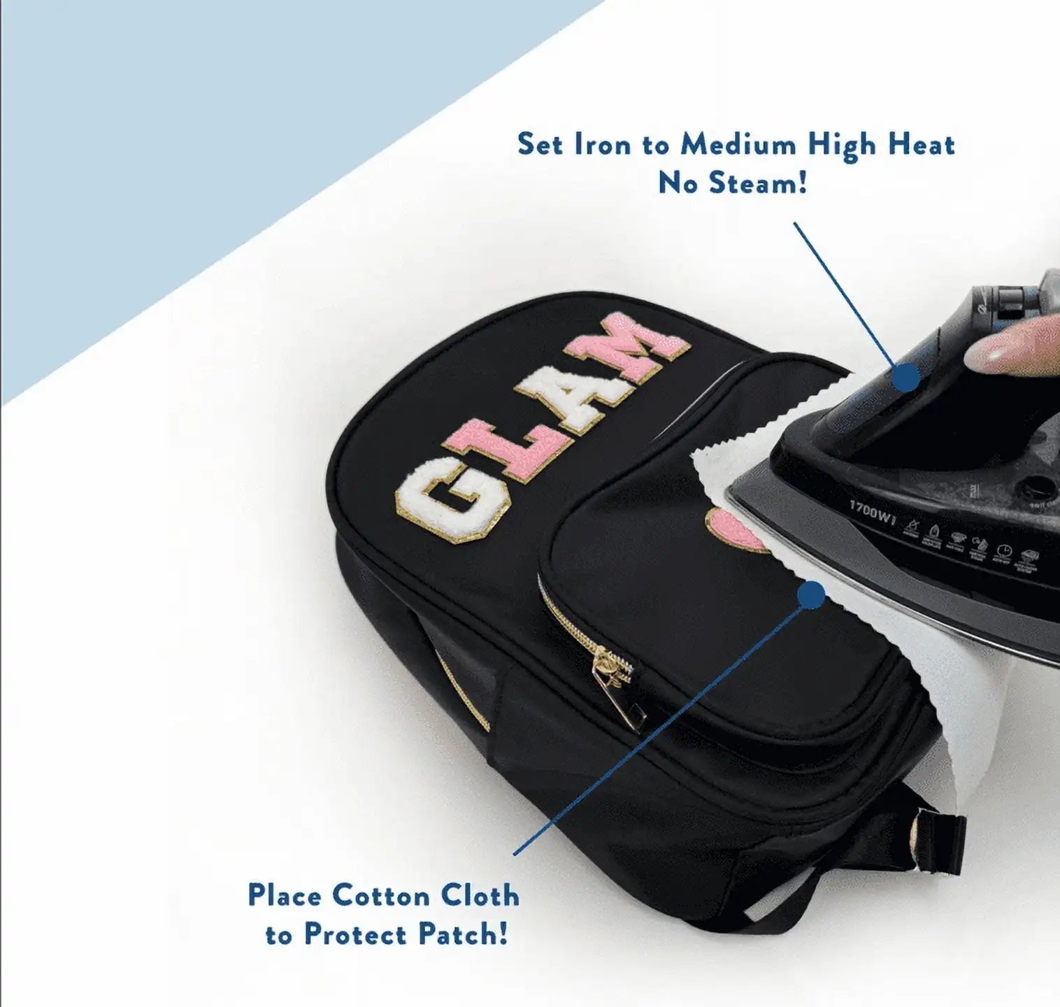 Customizable Black Nylon Backpack – Travel & School Book Bag for Crafts, DIY & Everyday Use