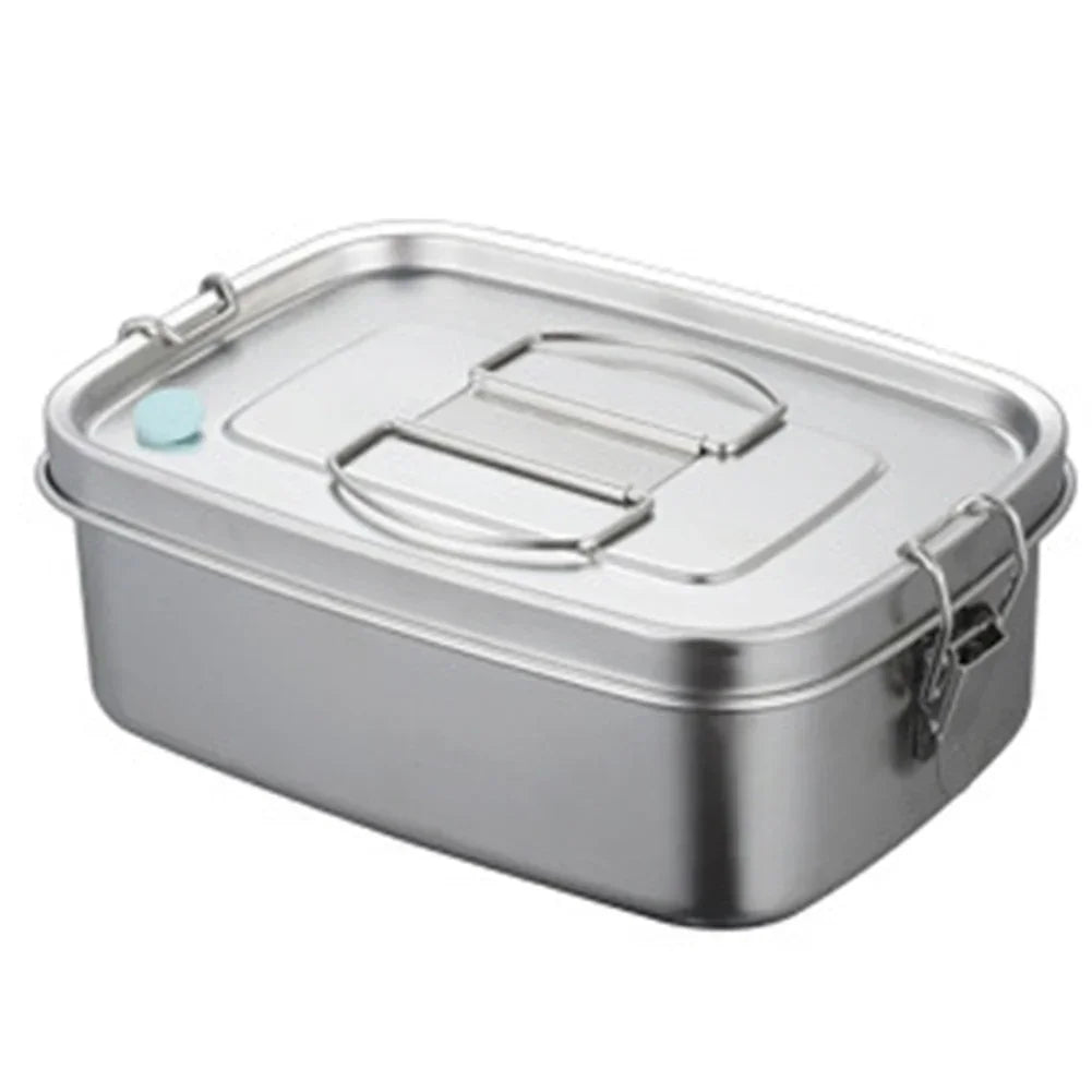 2-Layer Stainless Steel Bento Lunch Box – 1000 ml Insulated Food Container for School, Office & Kitchen