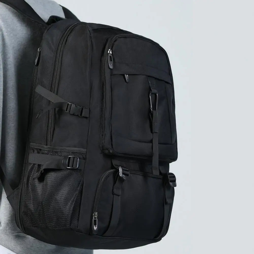 50–80L Men’s Waterproof Travel Laptop Backpack – Large-Capacity USB Charging Business & School Bag | Outdoor Sports Daypack