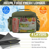 Tactical Lunch Box for Men – Heavy-Duty Leakproof Insulated Lunch Bag for Work, Camping & Outdoor Use