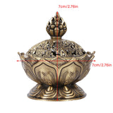 Vintage Backflow Incense Burner – Ceramic Smoke Waterfall Cone & Stick Holder | Zen Aromatherapy Home Decoration